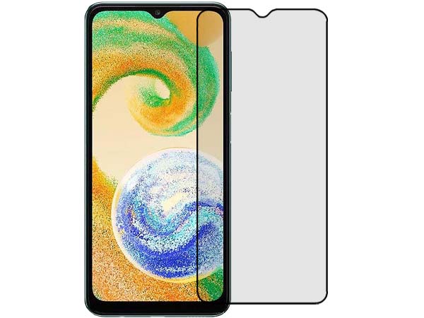 Anti Glare Tempered Glass Screen Protector for the Samsung Galaxy A04s - Black Screen Protector