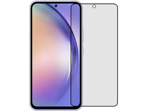 Anti Glare Tempered Glass Screen Protector for the Samsung Galaxy A54 - Black Screen Protector