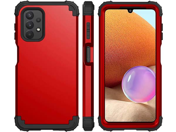 Defender Case for the Samsung Galaxy A32 5G - Red