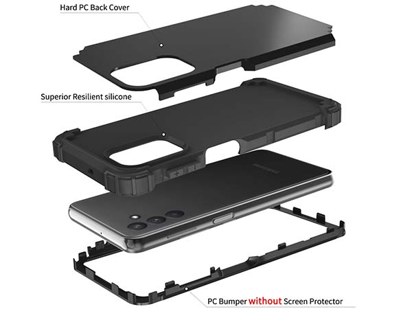 Defender Case for the Samsung Galaxy A04s - Black