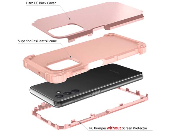 Defender Case for the Samsung Galaxy A04s - Pink
