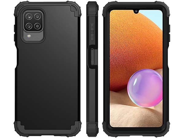 Defender Case for the Samsung Galaxy A12 - Black