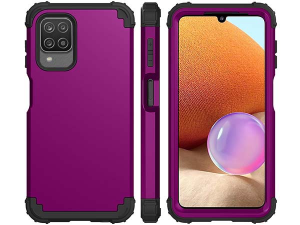 Defender Case for the Samsung Galaxy A12 - Purple
