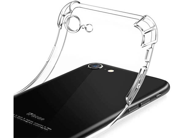 Gel Case with Bumper Edges for iPhone SE 2 / SE 3 - Clear