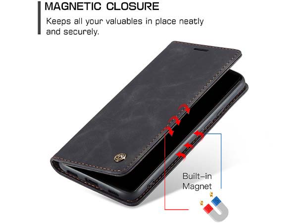 CaseMe Slim Synthetic Leather Wallet Case with Stand for Google Pixel 7a - Teal