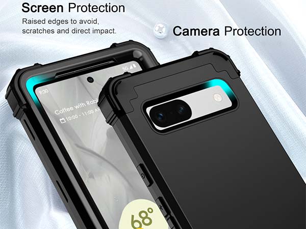 Defender Case for Google Pixel 7a - Black Impact Case