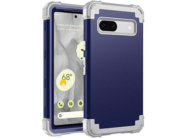 Defender Case for Google Pixel 7a - Navy Impact Case