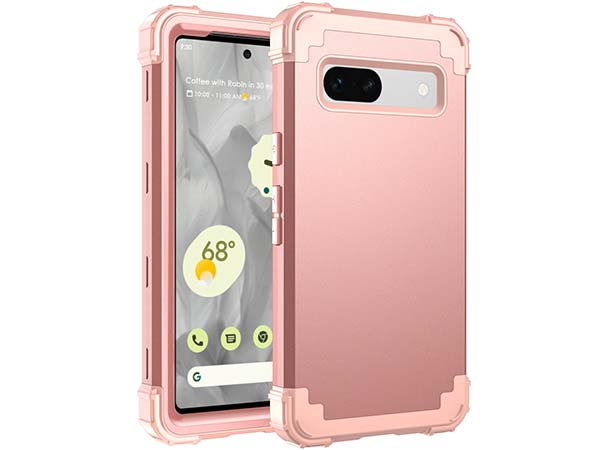 Defender Case for Google Pixel 7a - Pink Impact Case