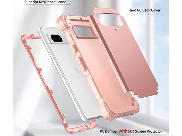 Defender Case for Google Pixel 7a - Pink