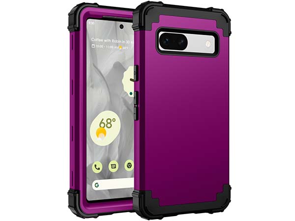 Defender Case for Google Pixel 7a - Purple Impact Case