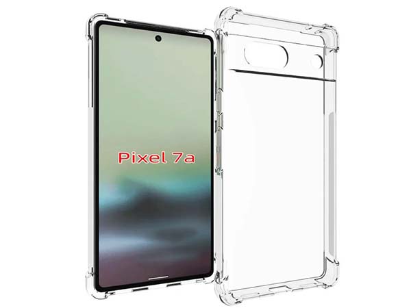 Gel Case with Bumper Edges for Google Pixel 7a - Clear Soft Cover