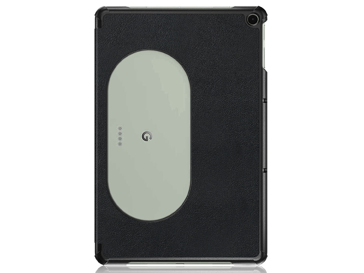 Premium Slim Synthetic Leather Flip Case with Stand for Google Pixel Tablet - Black