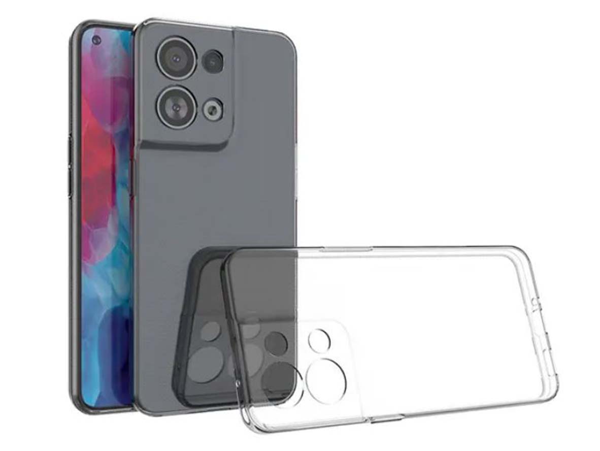 Ultra Thin Gel Case for OPPO Reno8 5G - Clear Soft Cover