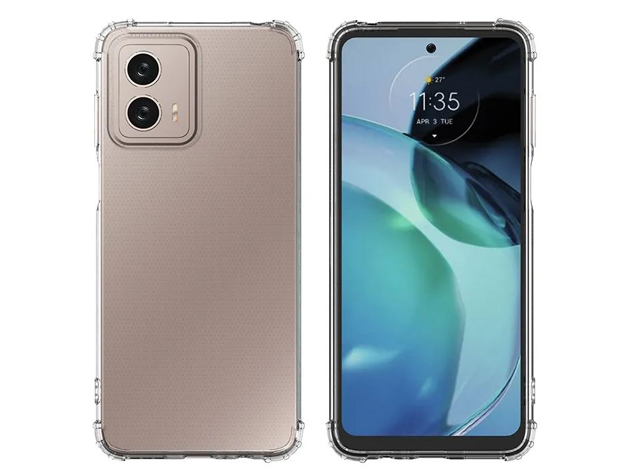 Gel Case with Bumper Edges for Motorola Moto G53 - Clear
