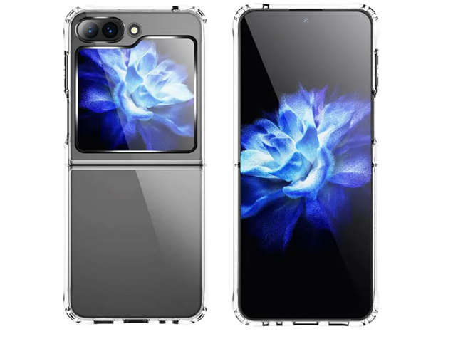 Clear Case with Bumper Edges for Samsung Galaxy Z Flip5