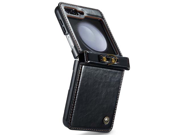 CaseMe Flip Case with Accessories for Samsung Galaxy Z Flip5 - Black
