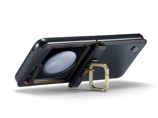 CaseMe Flip Case with Accessories for Samsung Galaxy Z Flip5 - Black