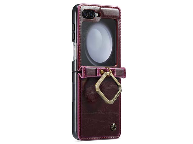 CaseMe Flip Case with Accessories for Samsung Galaxy Z Flip5 - Dark Pink