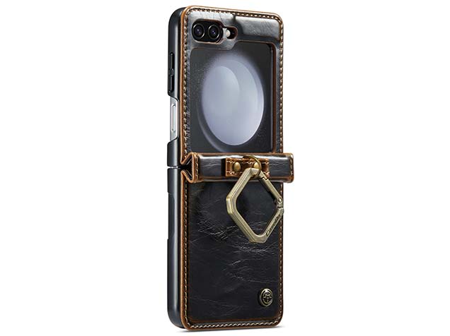 CaseMe Flip Case with Accessories for Samsung Galaxy Z Flip5 - Brown