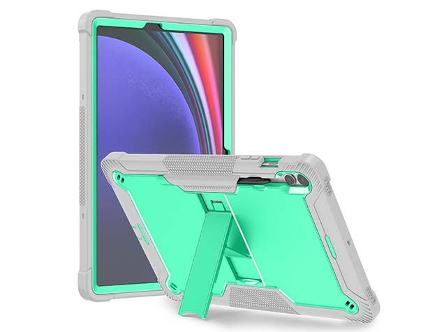 Impact Case for the Samsung Galaxy Tab S9+ - Mint/Grey