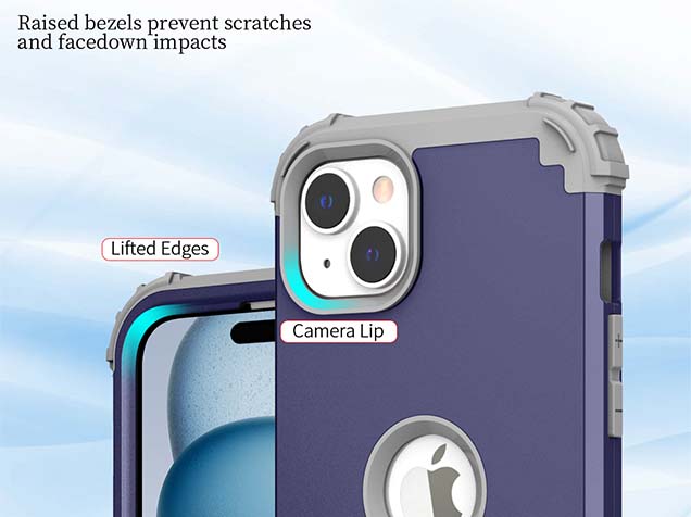 Defender Case for iPhone 15 Plus - Navy
