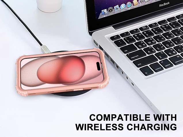 Defender Case for iPhone 15 Plus - Pink