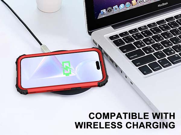 Defender Case for iPhone 15 Pro - Red