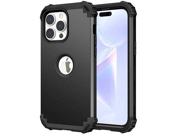 Defender Case for iPhone 15 Pro - Black Impact Case