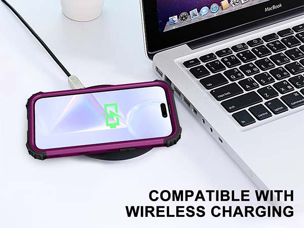 Defender Case for iPhone 15 Pro Max - Plum