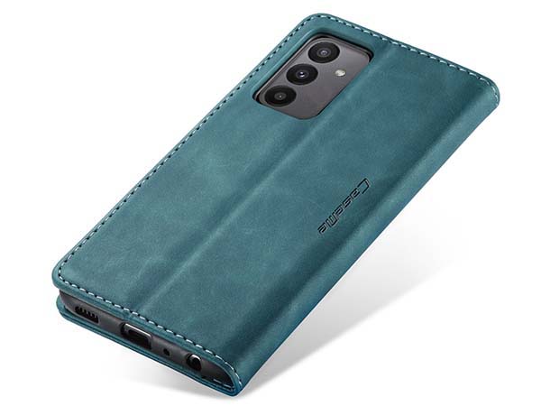 CaseMe Slim Synthetic Leather Wallet Case with Stand for Samsung Galaxy A13 5G - Teal