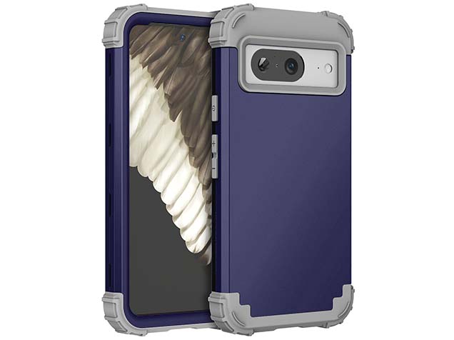 Defender Case for Google Pixel 8 - Navy Impact Case