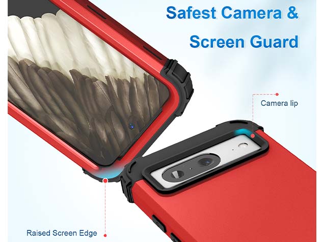 Defender Case for Google Pixel 8 - Red