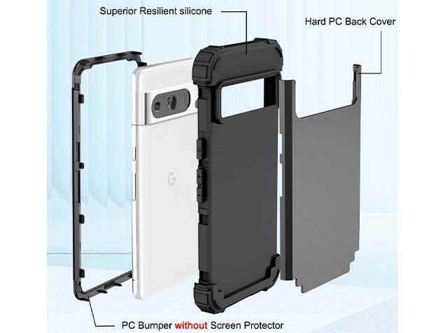 Defender Case for Google Pixel 8 Pro - Black