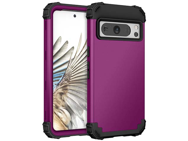 Defender Case for Google Pixel 8 Pro - Plum Impact Case