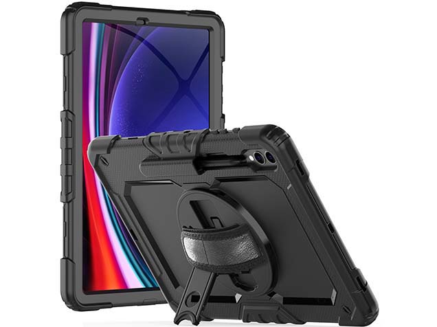 Rugged Impact Case for Samsung Galaxy Tab S9 FE+ - Classic Black Impact Case