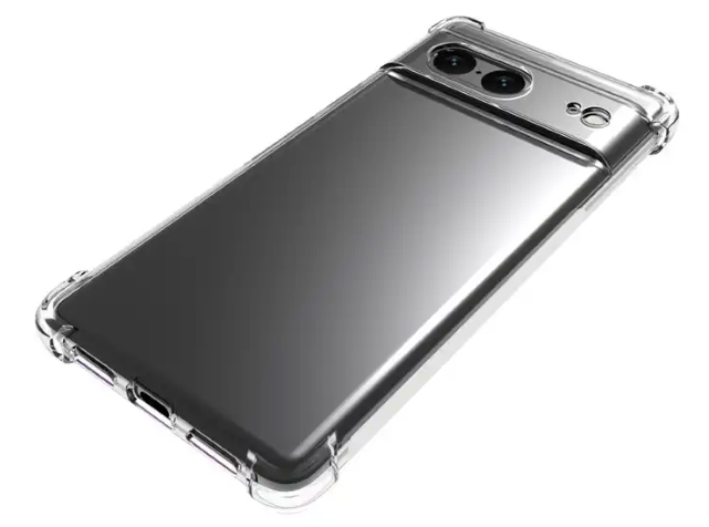 Gel Case with Bumper Edges for Google Pixel 8 - Clear