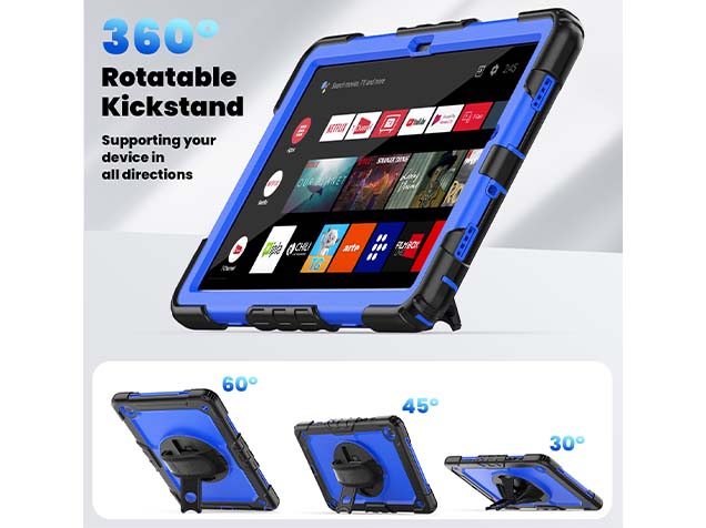 Rugged Impact Case for Samsung Galaxy Tab A9+ 11 inches - Blue
