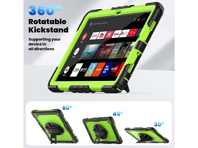 Rugged Impact Case for Samsung Galaxy Tab A9+ 11 inches - Green