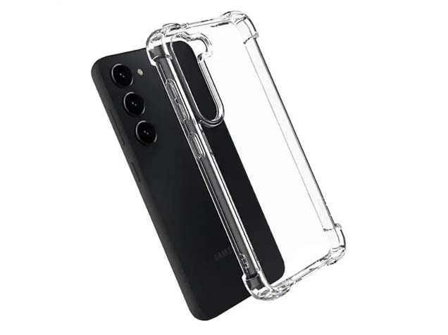 Gel Case with Bumper Edges for Samsung Galaxy S23 FE - Clear Soft Cover