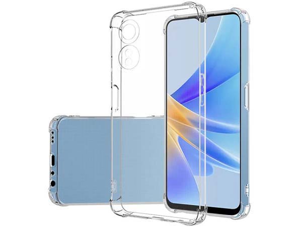 Gel Case with Bumper Edges for OPPO A58 5G - Clear Soft Cover