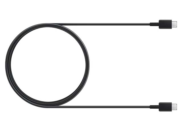 Samsung 1.8m 5A USB-C to USB-C Charge and Sync Cable - Black