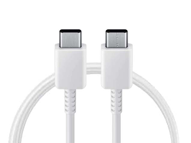Samsung 1.8m 5A USB-C to USB-C Charge and Sync Cable - White