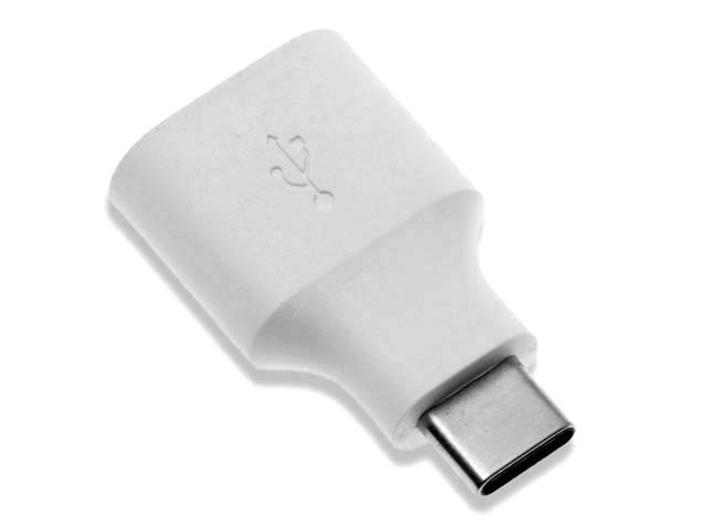 Official Google Quick Switch OTG Adapter USB Type-C / USB-A - White