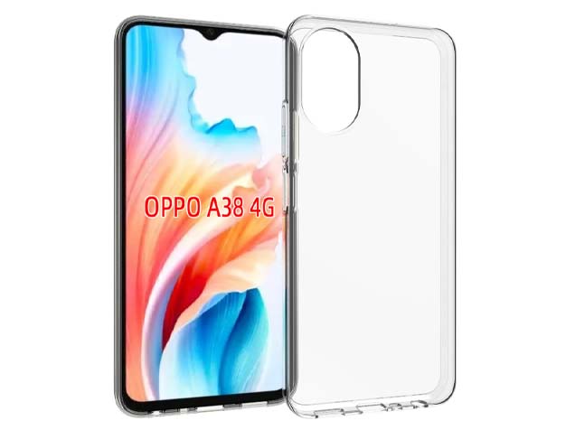 Ultra Thin Gel Case for OPPO A38 - Clear Soft Cover