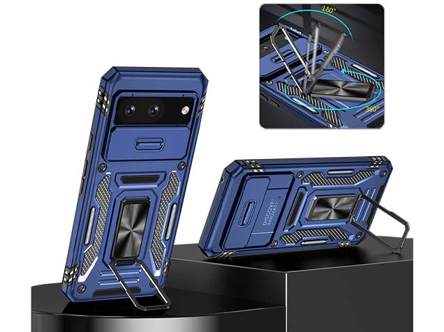 Military Case with Camera Cover for Google Pixel 8 - Green