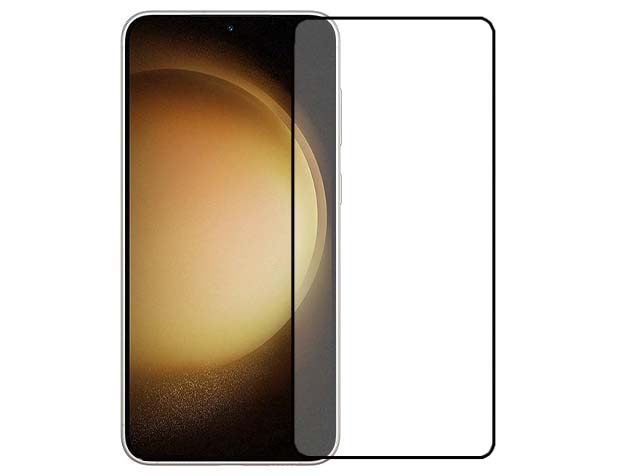 Tempered Glass Screen Protector for Samsung Galaxy S23+ - Black Screen Protector