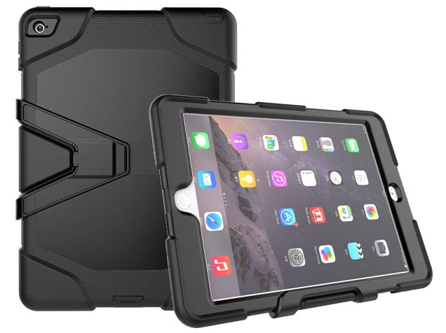 Rugged Case for Apple iPad Air 2 - Classic Black Impact Case