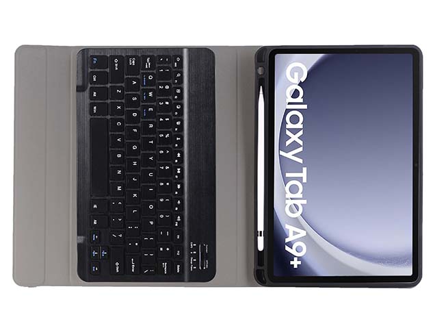 Keyboard and Case for Samsung Galaxy Tab A9+ 11 inches - Black