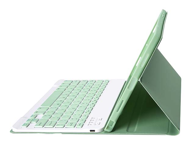 Keyboard and Case for Samsung Galaxy Tab A9+ 11 inches - Mint Green