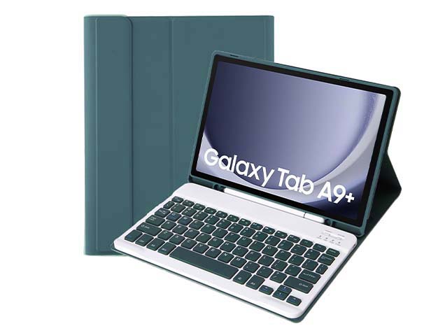 Keyboard and Case for Samsung Galaxy Tab A9+ 11 inches - Teal